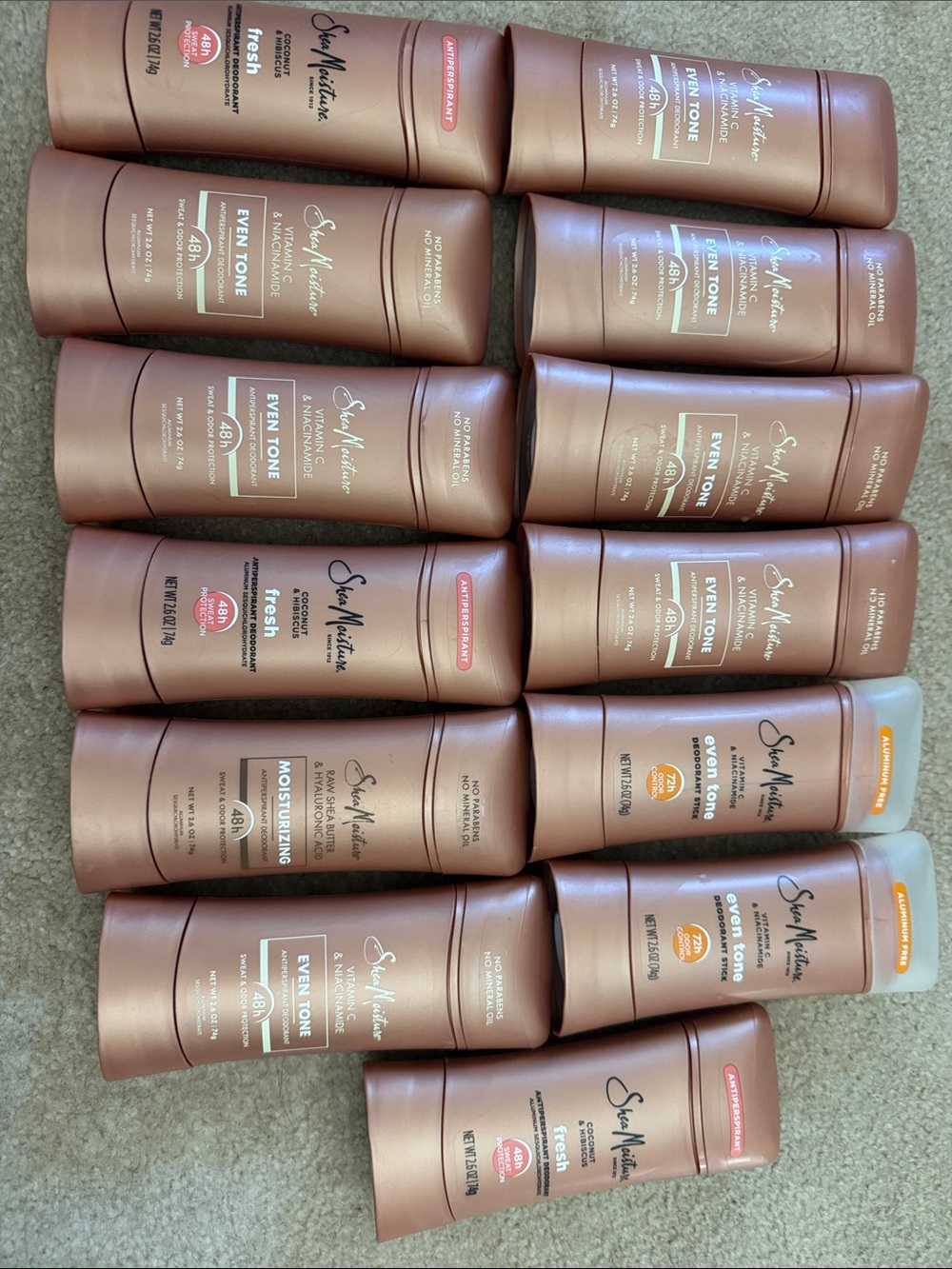 Shea Moisture Bronze-Tone Body Lotion Pack of 13 - Metallic Brown Bottles